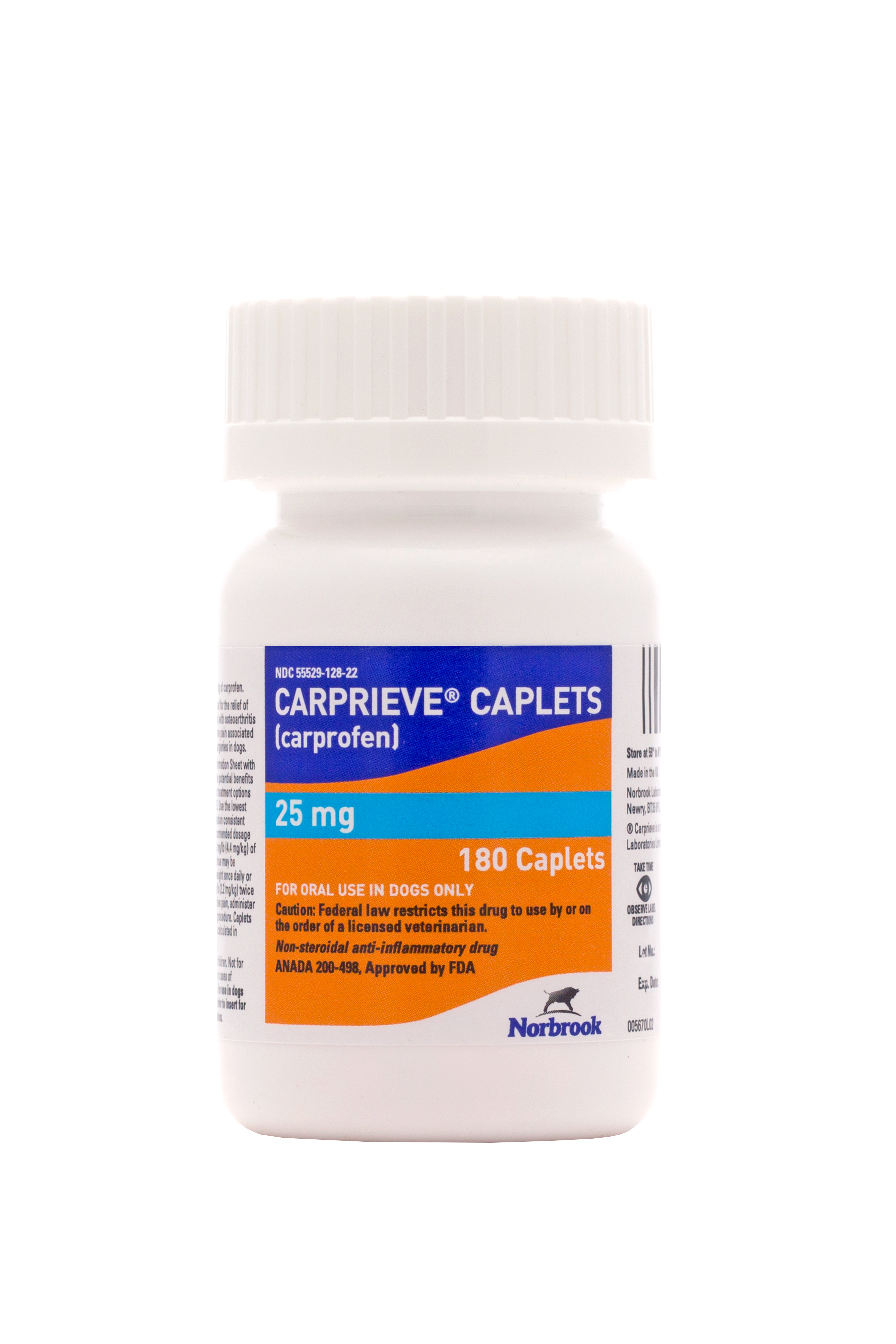 CARPRIEVE 25MG x 180 Caplets  [carprofen]  exp.4/25